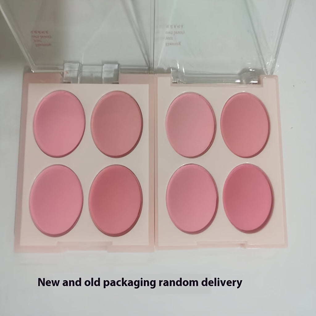 Qizlar uchun Blush Palette Makiyaj Kompakt Yumshoq Rangi Gradient Mat Yengil Pushti Binafsha