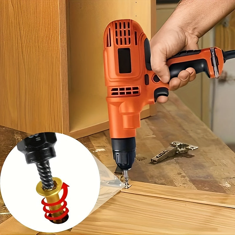 10-Piece Alloy Steel Screw Extractor Set for Damaged Screws Bolts and Studs