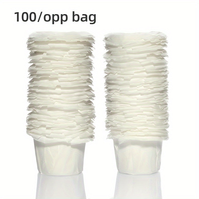 Bulk Pack of Wooden K-Cup Coffee Filters Reusable Disposable for Single Cup Brewing