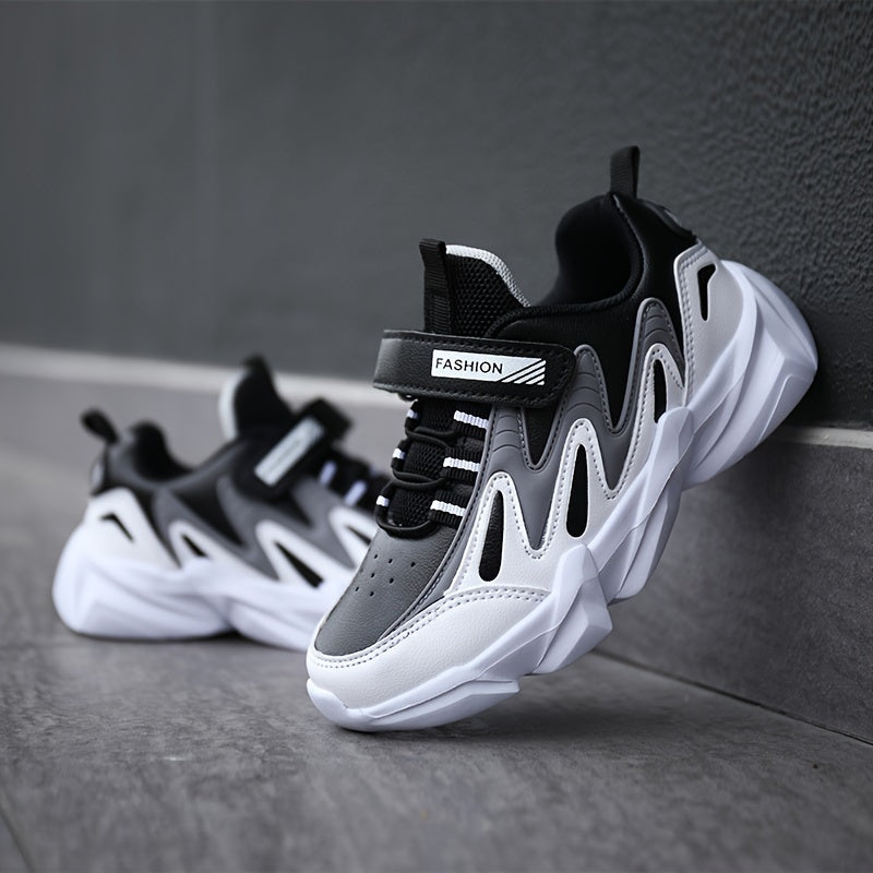 Детские кроссовки для мальчиков для активного отдыха, нескользящая мягкая подошва, осень-зима