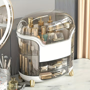 Plastic Makeup Organizer with Drawers Waterproof Vanity Bathroom Storage