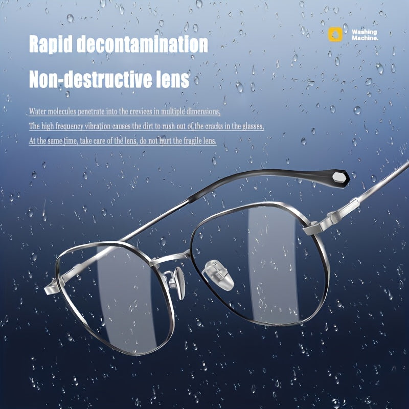 Portable USB Rechargeable Cleaning Machine for Glasses Jewelry and Dental Devices