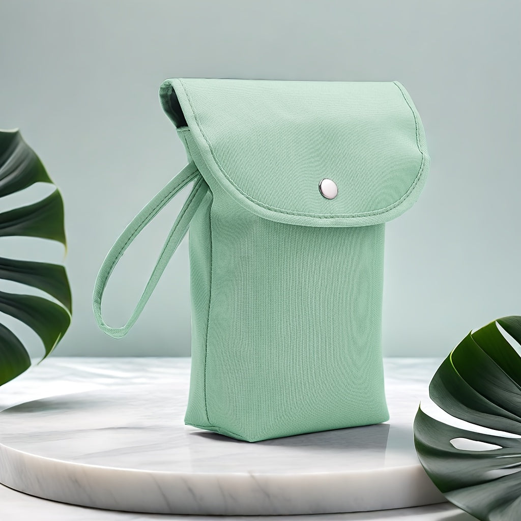 Kichkintoylar uchun ko'p cho'ntakli va qiziqarli naqshli mustahkam polyester pampers saqlash sumkasi - Portativ va qulay pampers tashkilotchisi