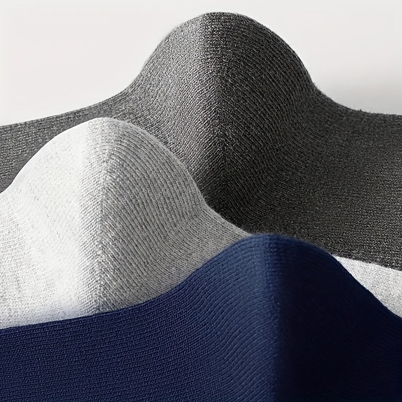 Men's Breathable Mesh Dress Socks 10 Pairs Odor-Resistant Comfortable Fits US Sizes 9-11