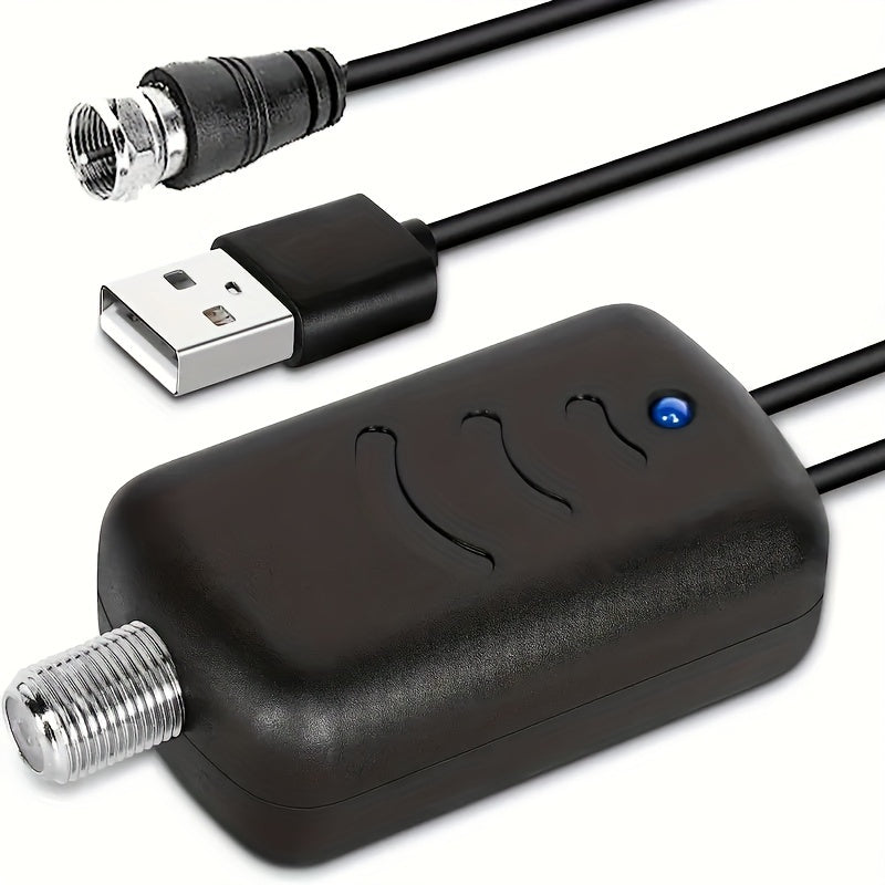 Digital TV Antenna HDTV Adapter with 25dB Signal Booster for Indoor Smart TV