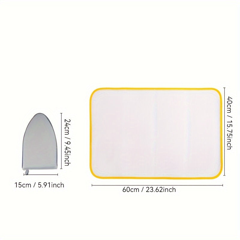 Alfombrilla de planchar resistente al calor y guantes de plancha para uso doméstico y plancha de mano