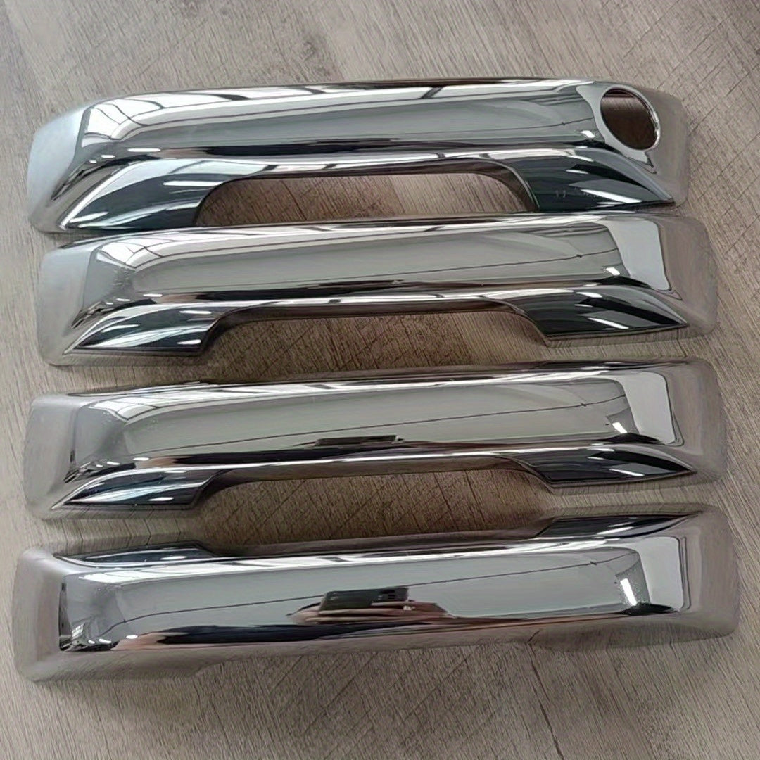 Car Door Handle Cover Set ABS Durable Polished Finish for Exterior Decoration