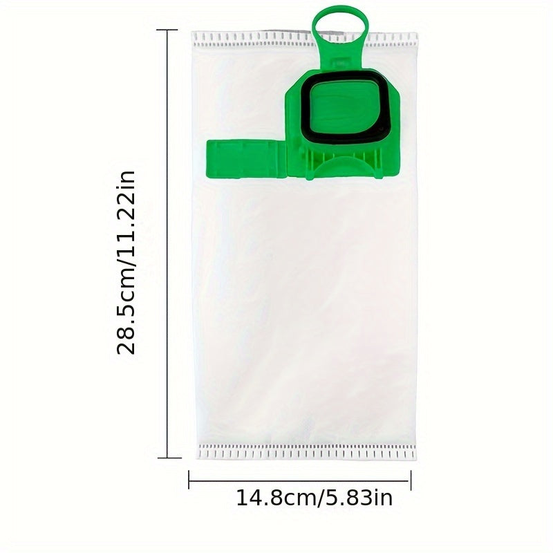 Premium Vacuum Bags for Floor Care, Durable PC Material, Pack of 6