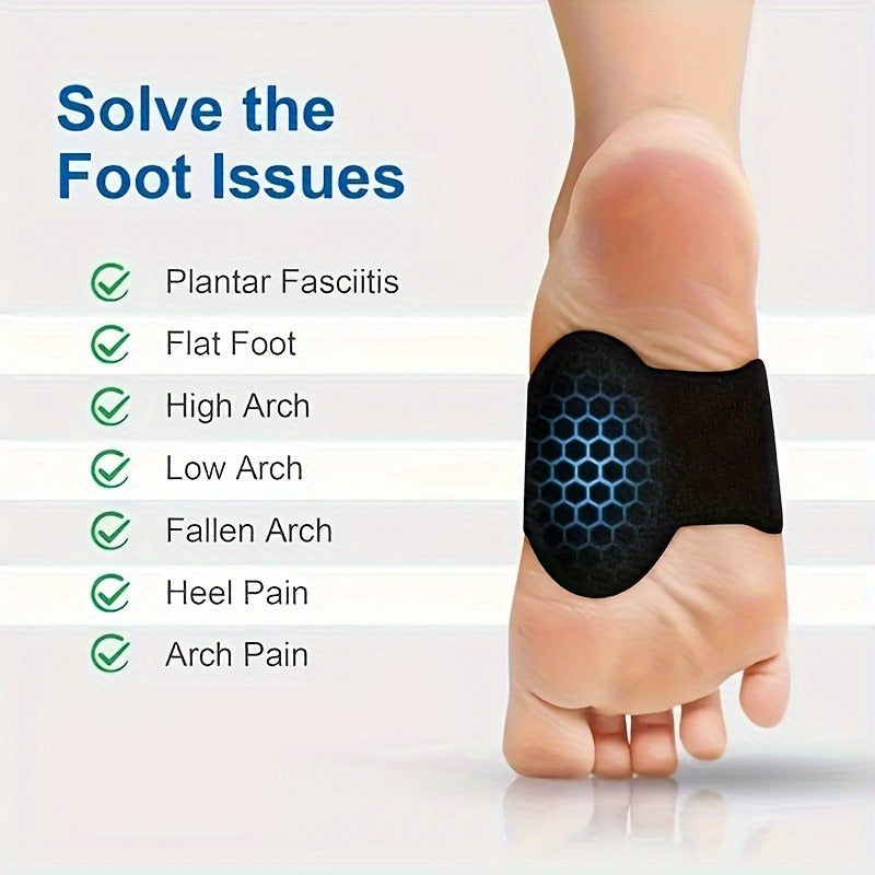 Unisex Arch Support Insoles for Flat Feet Men Women 1 or 2 Pairs