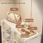 5-уровневая обувная полка-шкаф, черный и белый, компактный органайзер для прихожей