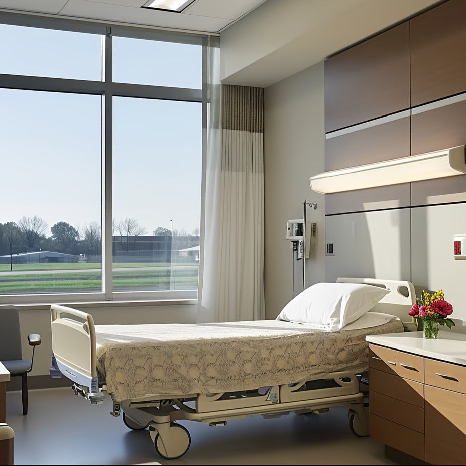 Set of 2 Medium Soft Polyester Neck Support Pillows for Deep Sleep Comfort