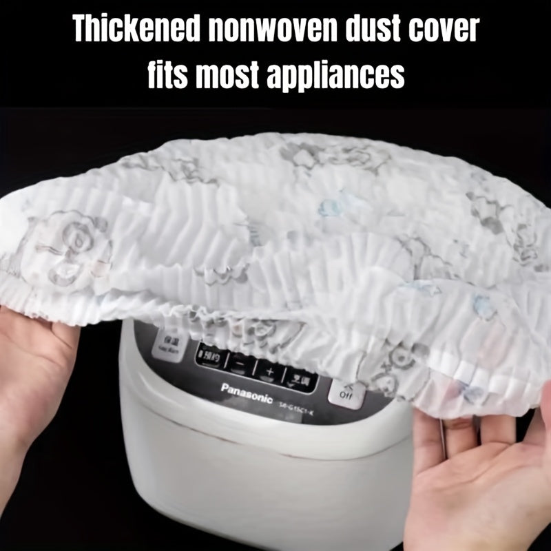 10-Piece Oversized Thickened Plastic Dust Cover Set for Fans and Air Conditioners