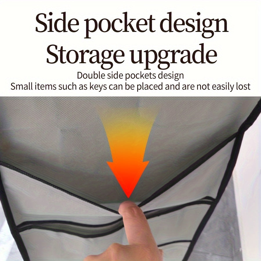 10-Tier Shoe Rack with Dust Cover, Vertical Storage for Bedroom Doorway