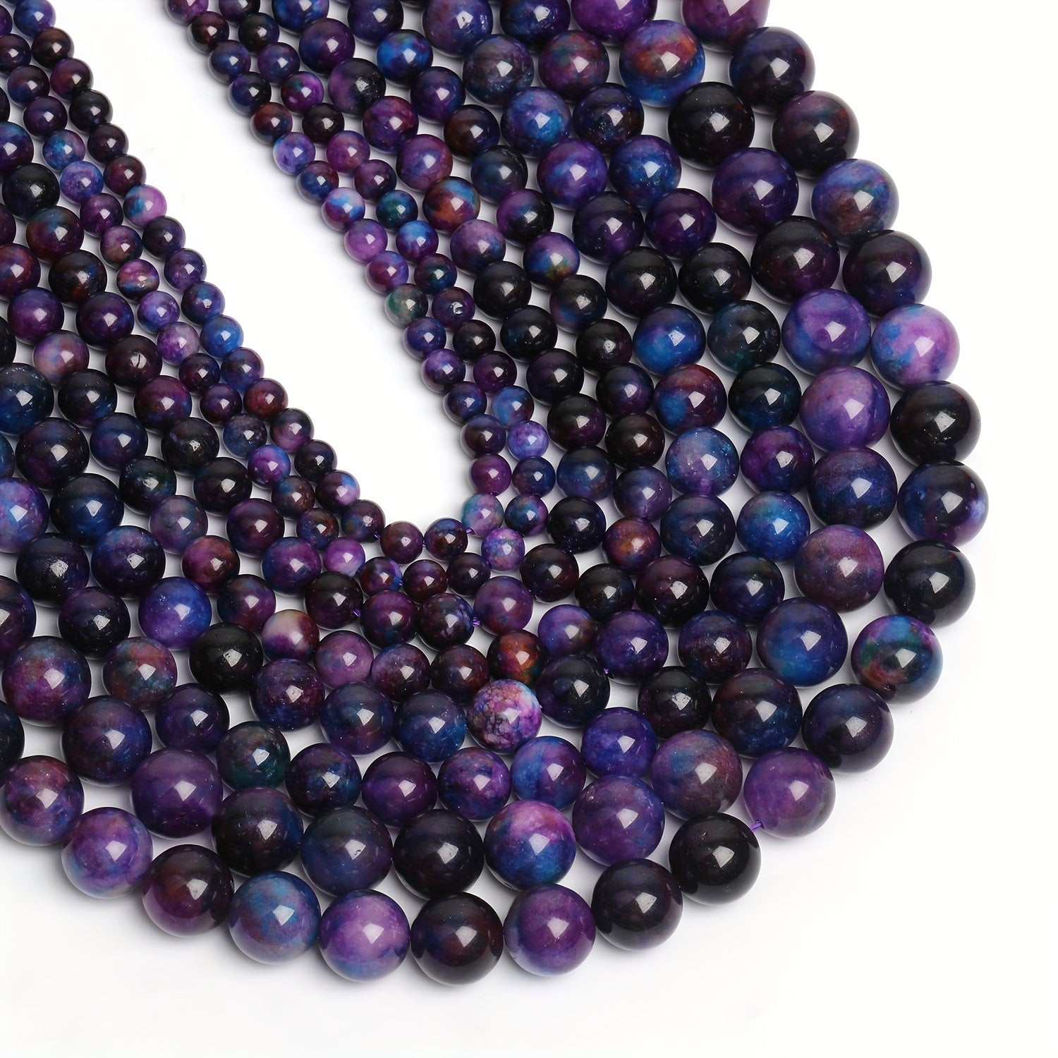 Dark Purple Sugilite Beads 6mm 8mm 10mm 12mm for Jewelry Making and Gifts