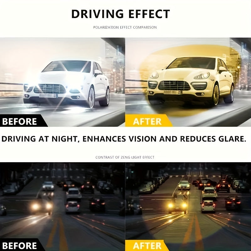 CLLOIO Anti-Glare Fotochromik Kunduzi Tungi Ko'rish Erkaklar Haydash Polarizatsiyalangan Quyosh ko'zoynaklari