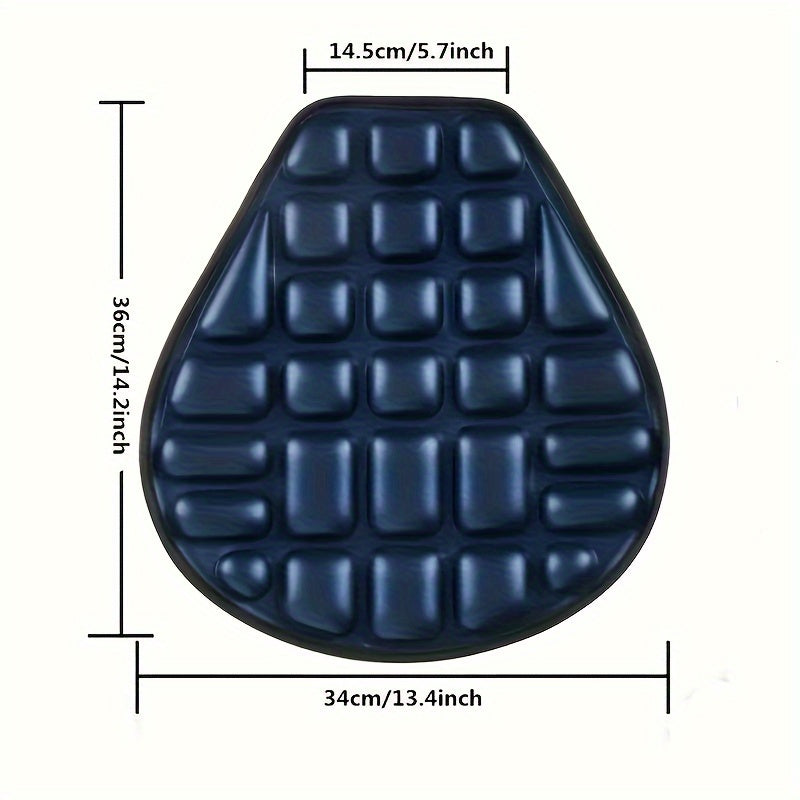 Motorcycle Seat Cushion Black EVA Foam Soft Non-slip Comfort Riding Pad