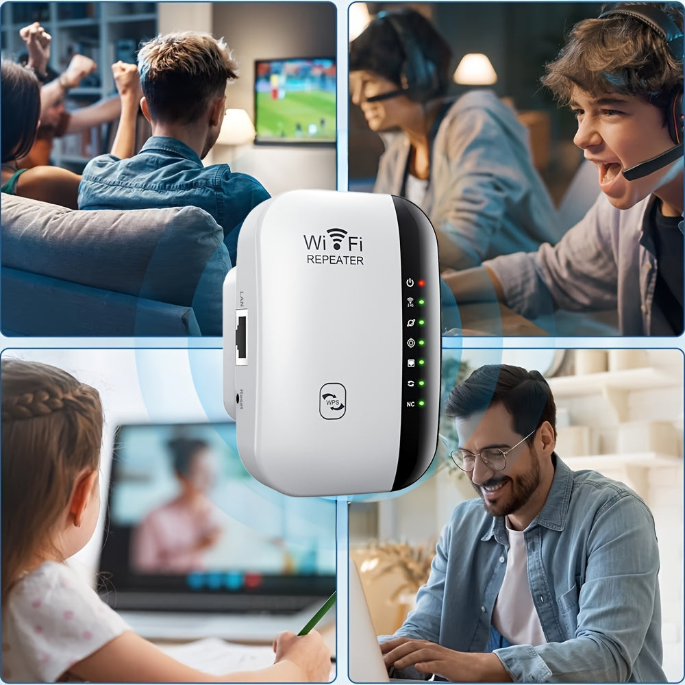 300Мбит/с Двухдиапазонный Wi-Fi повторитель маршрутизатор усилитель сигнала для больших домов