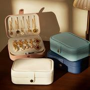 Jewelry Organizer Compact Storage Box for Rings and Earrings Giftable