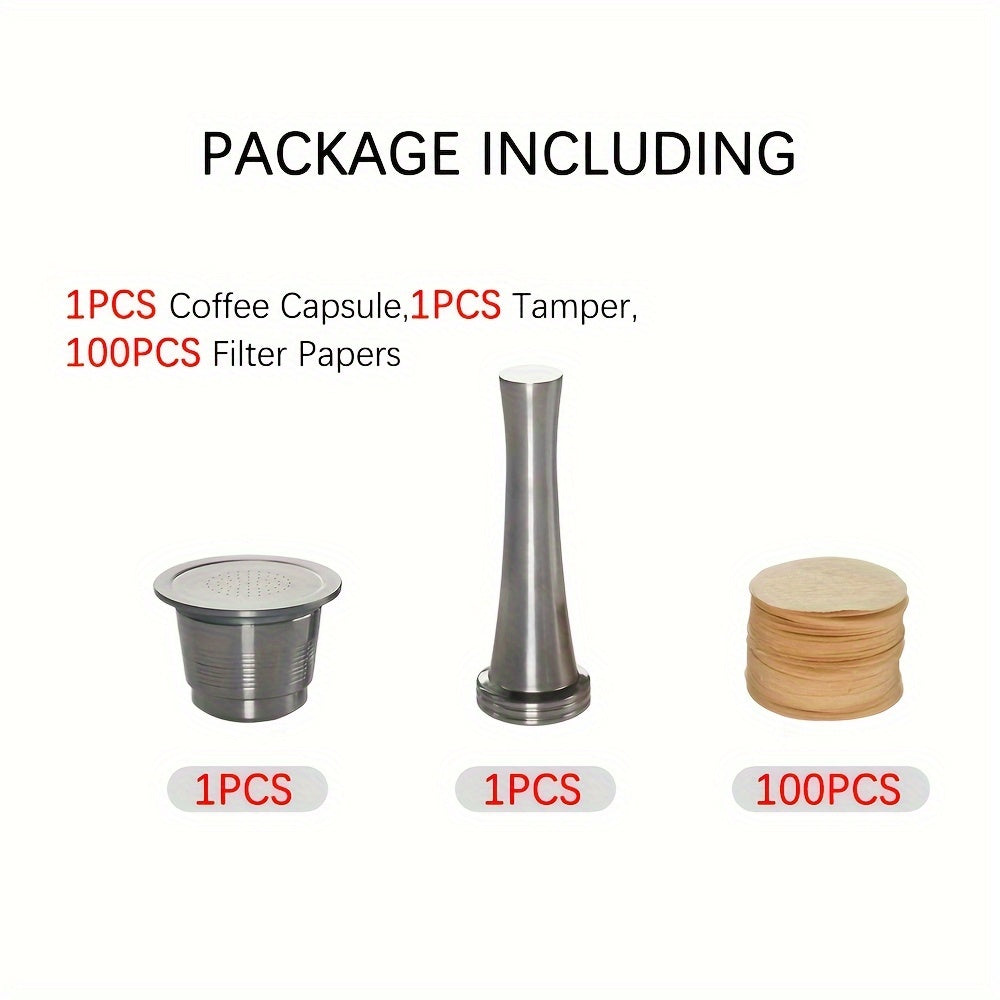 Экономьте деньги и сокращайте количество отходов с помощью этих многоразовых фильтров для кофейных капсул Nespresso из нержавеющей стали для вашей эспрессо-машины.