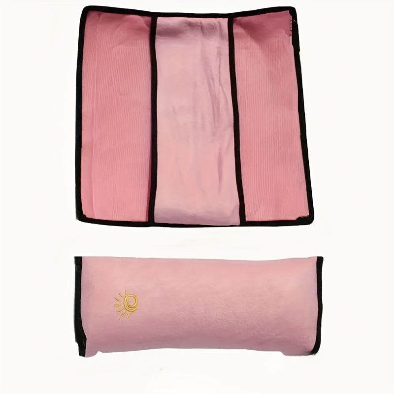 Universal Fit Plush Seat Belt Shoulder Pad Breathable Adjustable Cushion