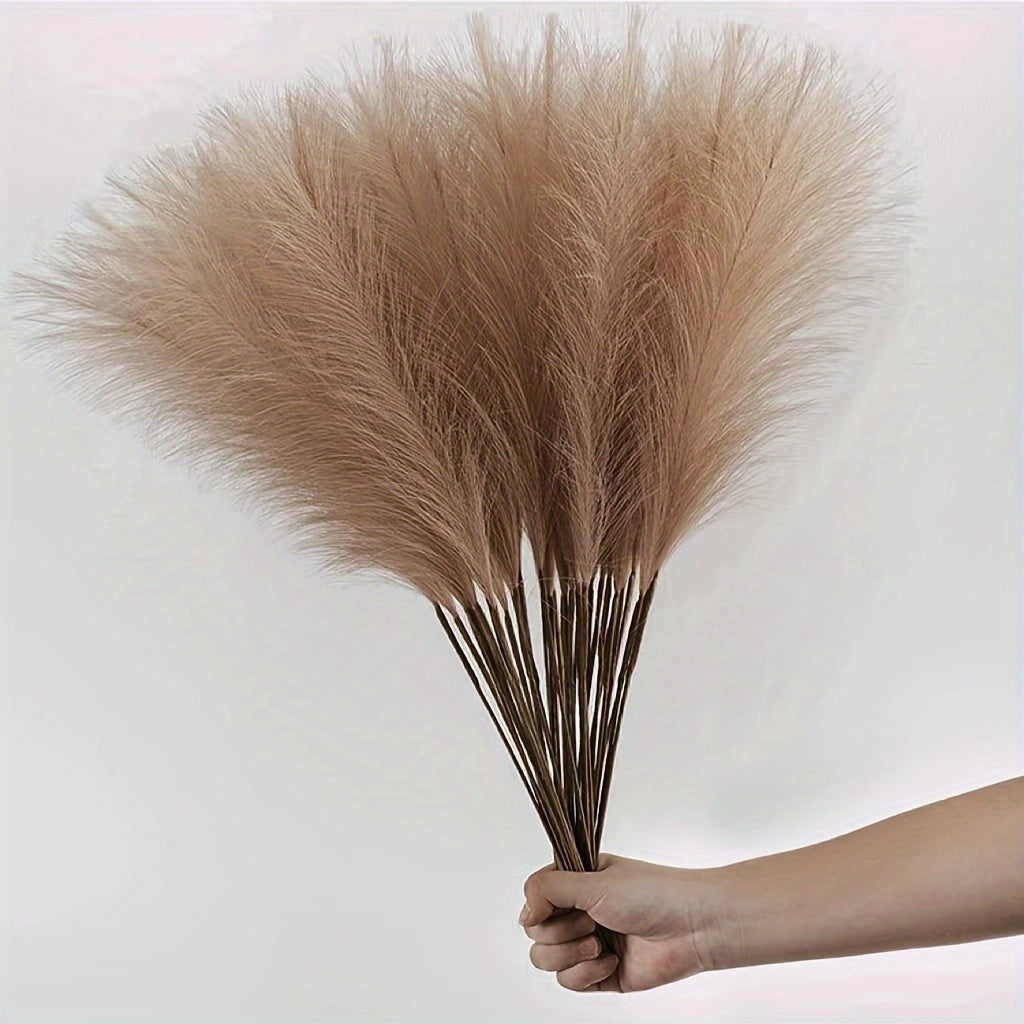 20 Pieces of 55cm Brown Artificial Floral Branches for Home Decor Weddings Engagements