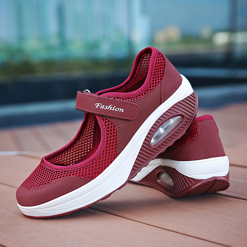 Women's Air Cushion Mary Jane Shoes Lightweight Breathable Sneakers