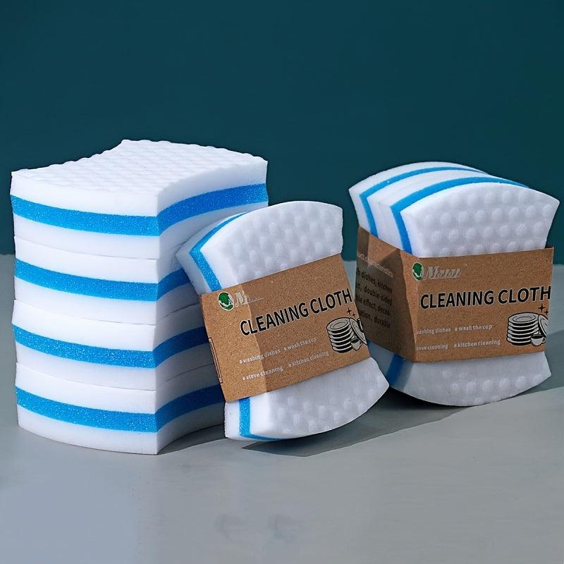 Set of 4 Magic Sponge Wipes for Kitchen, Bathroom, Car, Furniture Cleaning