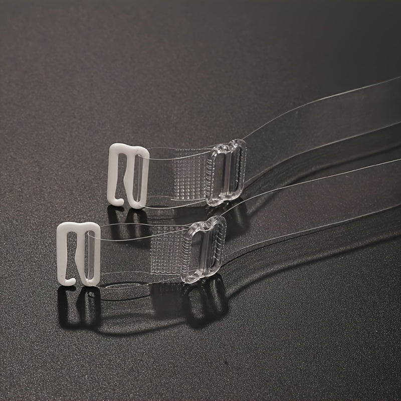 10 Transparent Adjustable Shoulder Straps for Women's Lingerie Bra Accessories
