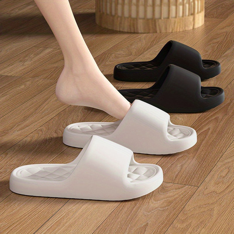 Ayollar uchun EVA slaydlar ochiq barmoqli ichki va tashqi foydalanish uchun, sirpanmaydigan kauchuk taglik