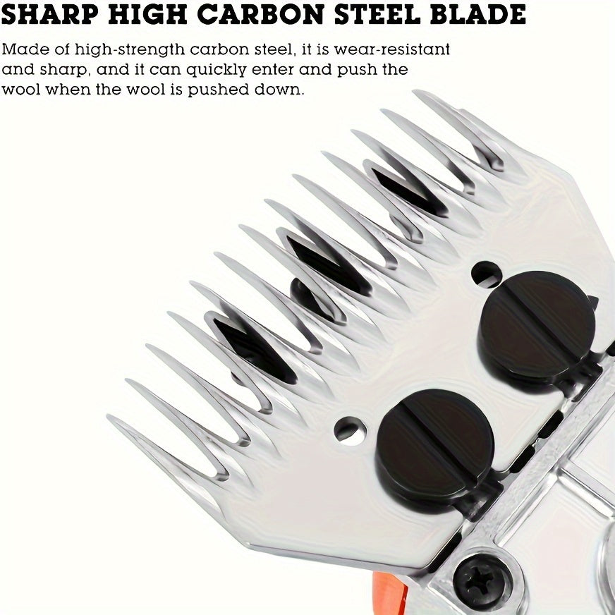 Electric Sheep Shears for Livestock Grooming 6-Speed Heavy-Duty Clippers Black