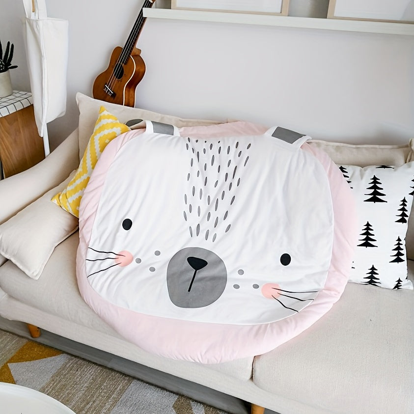 Kids' 3D Animal Carpet with Inner Liner for Play and Photo Backgrounds