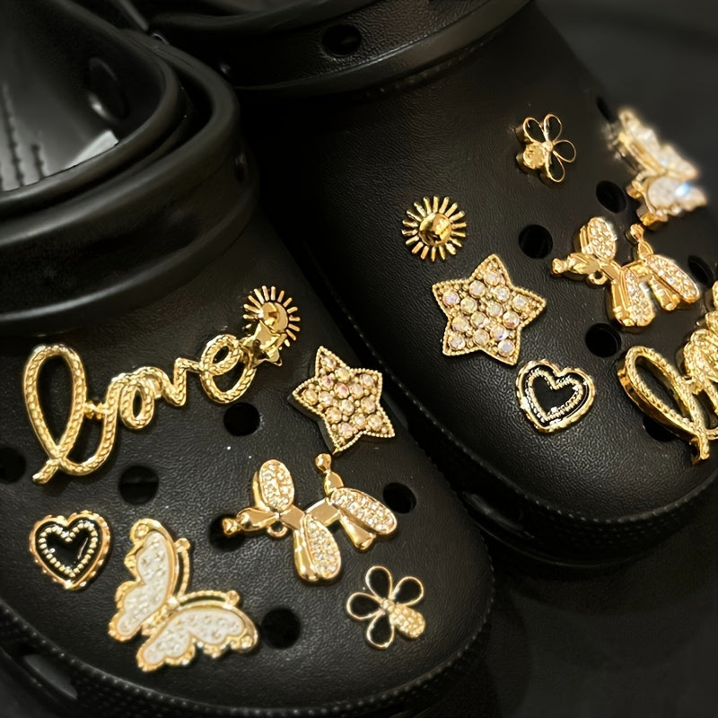 14Pcs Kids Girl Shoe Beads Sandals Charms DIY Decoration Accessories