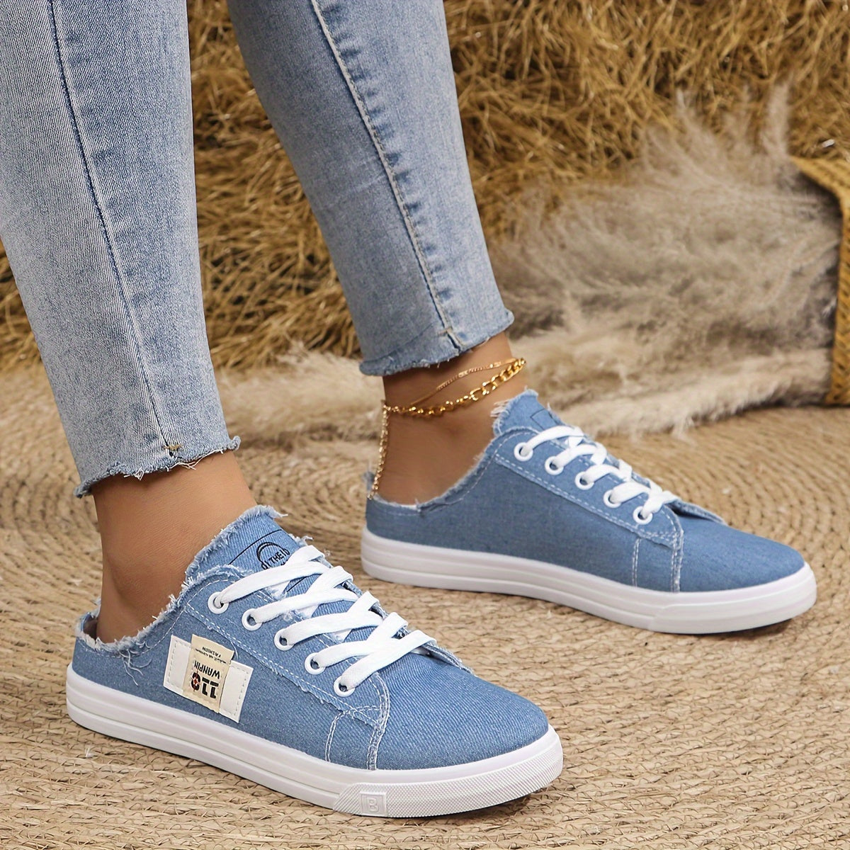 Women's Casual Solid Color Anti-Slip Sports Shoes