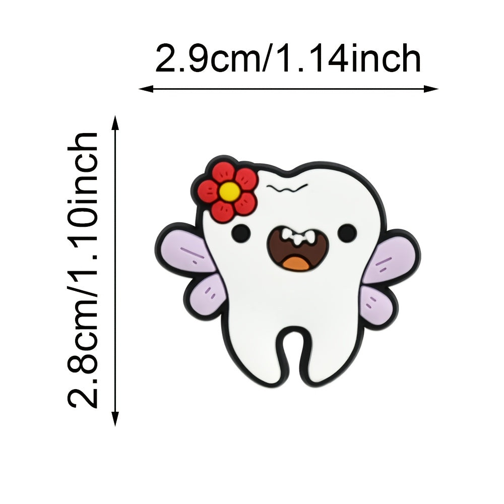 20 шт. мягких пластиковых украшений для обуви, украшения для сандалий и садовой обуви