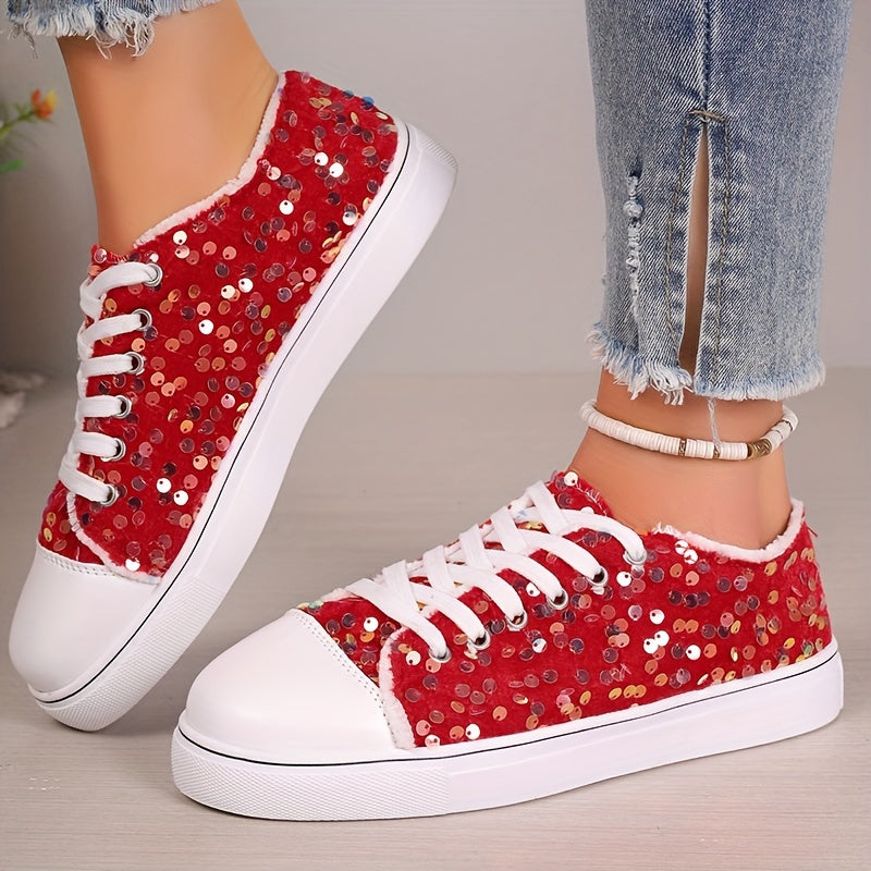 Women's Casual Outdoor Shoes Fabric Low-Top Sports Sneakers