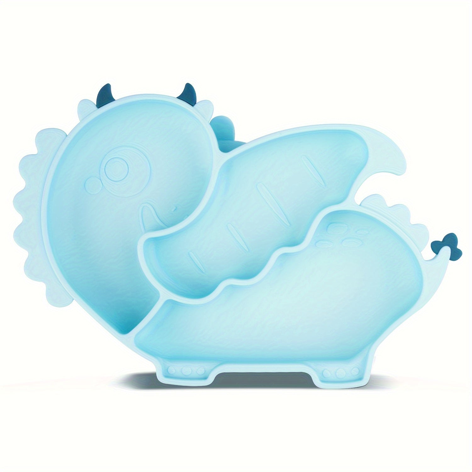 Silicone Baby Plate Dishwasher and Microwave Safe Self-Feeding BPA Free