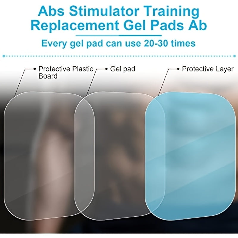 100pcs EMS Massage Patches for Exercise Trainers Reusable No Power Needed