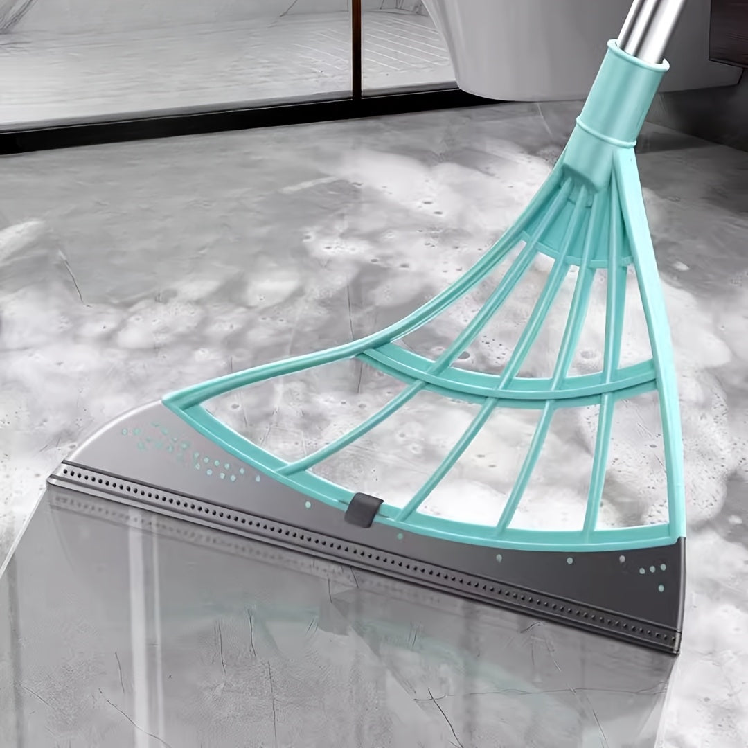 Rastrillo para cabello antiadherente de múltiples habitaciones con agua y aspirador de agua Wizard azul y blanco