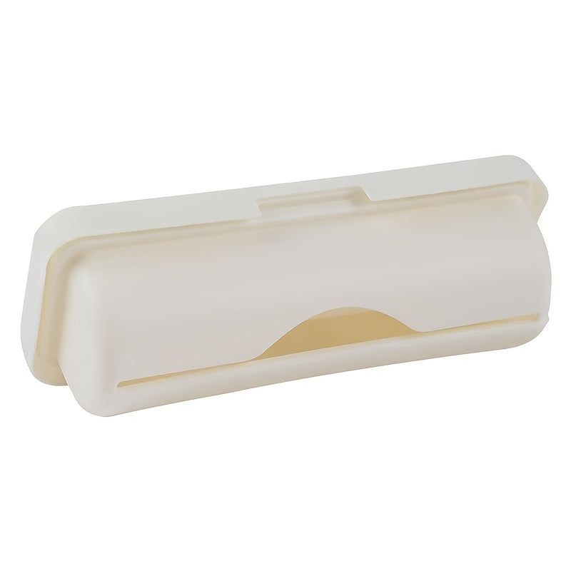 Plastic Garbage Bag Dispenser Wall Mount Compact Space-Saving Storage