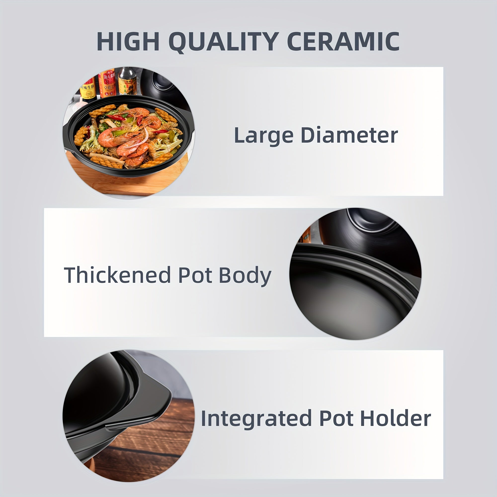 UMIZILI Oval Keramika Qozon Qopqog'i bilan - 2L Katta Hajm, Faqat Qo'lda Yuvish, Pishirish uchun Mos Loy Qozon, Gaz, Mikrotolqinli Pech va Plitalar uchun Ideal - 2-4 Kishi uchun Mos.