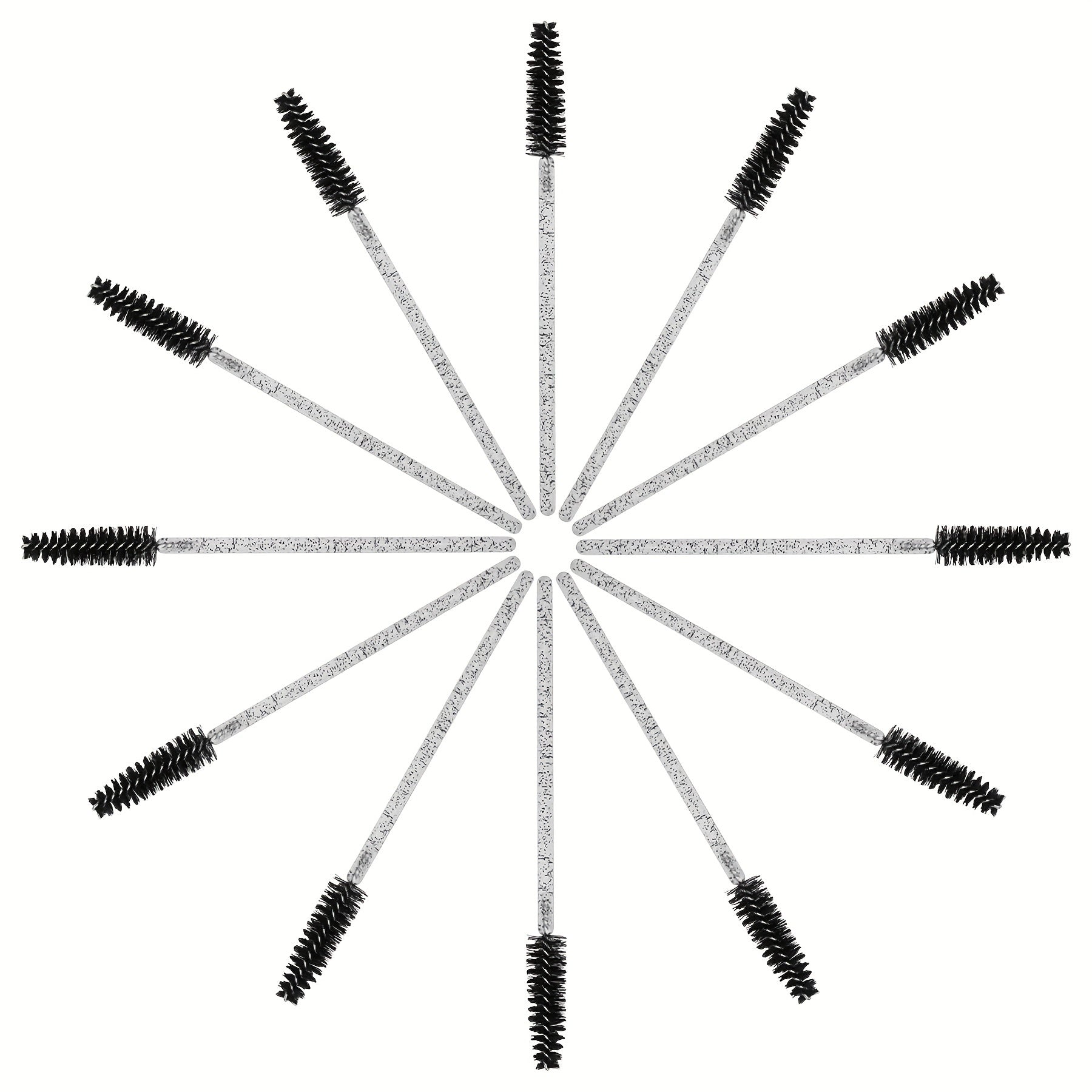 50 piezas de varillas desechables para máscara, juegos de aplicadores para pestañas y cejas