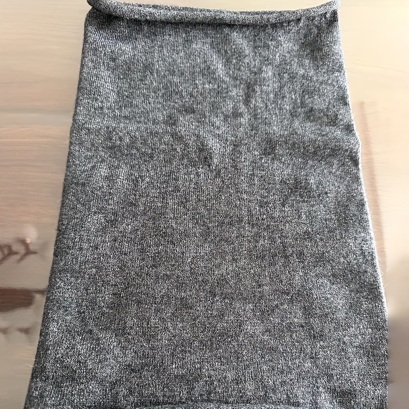 Women's Cashmere-Blend Knit Neck Gaiter Winter Scarf Breathable Windproof in Multiple Colors