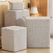 Kiyimlar va yostiqchalar uchun 4 ta katta mato saqlash sumkasi, yostiq osti tashkilotchilar