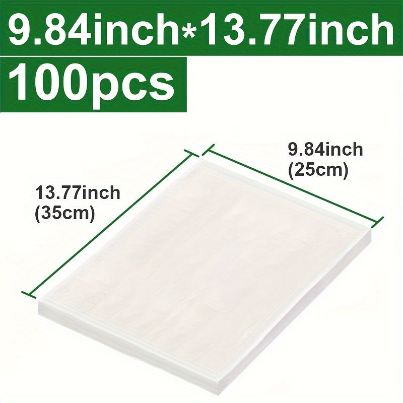 BPA-Free Vacuum Sealer Bags for Food Storage 3.93-15.74 Inches Pack of 100