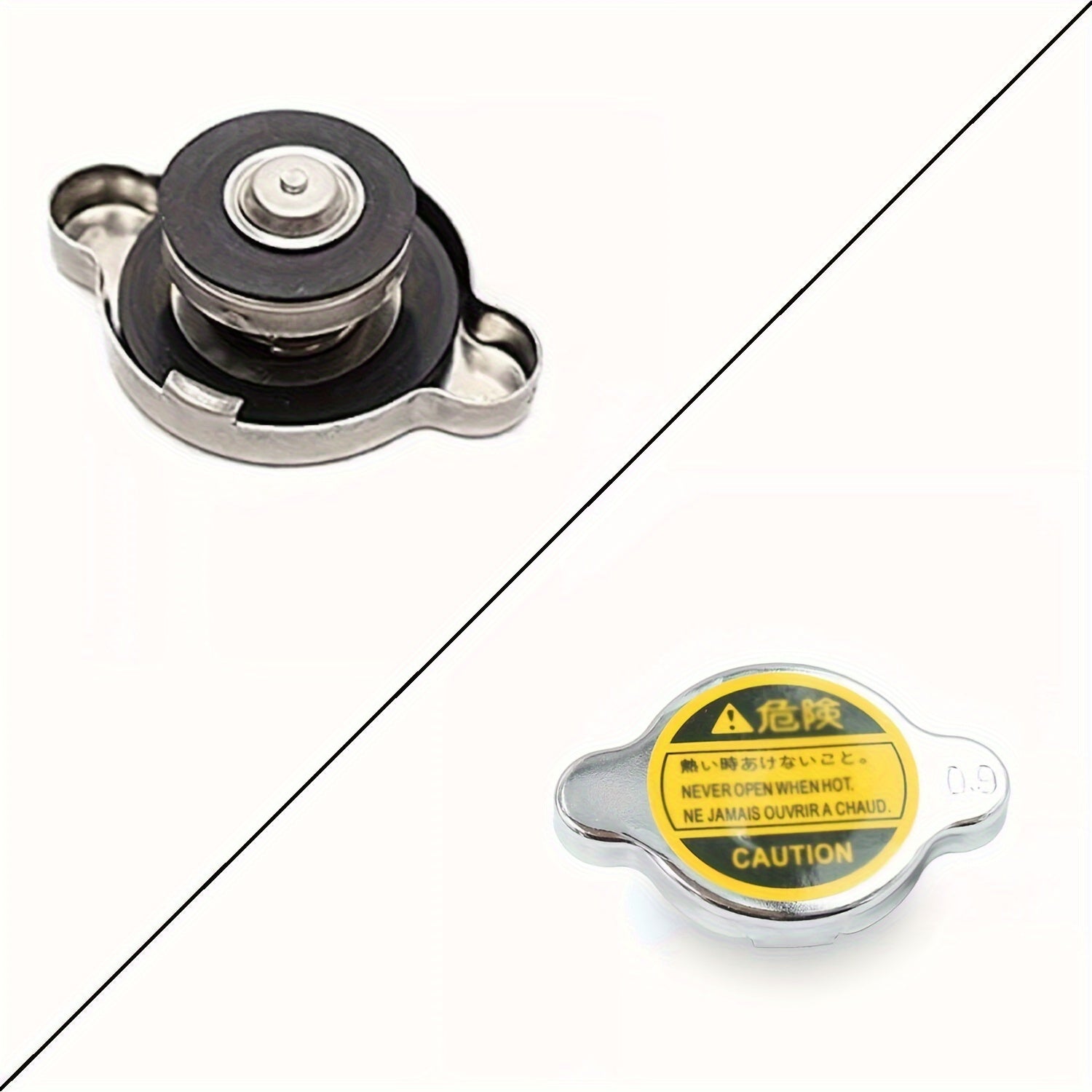 Universal 0.9 Bar Radiator Cap for Car Cooling System High Pressure Expansion Tank Cover