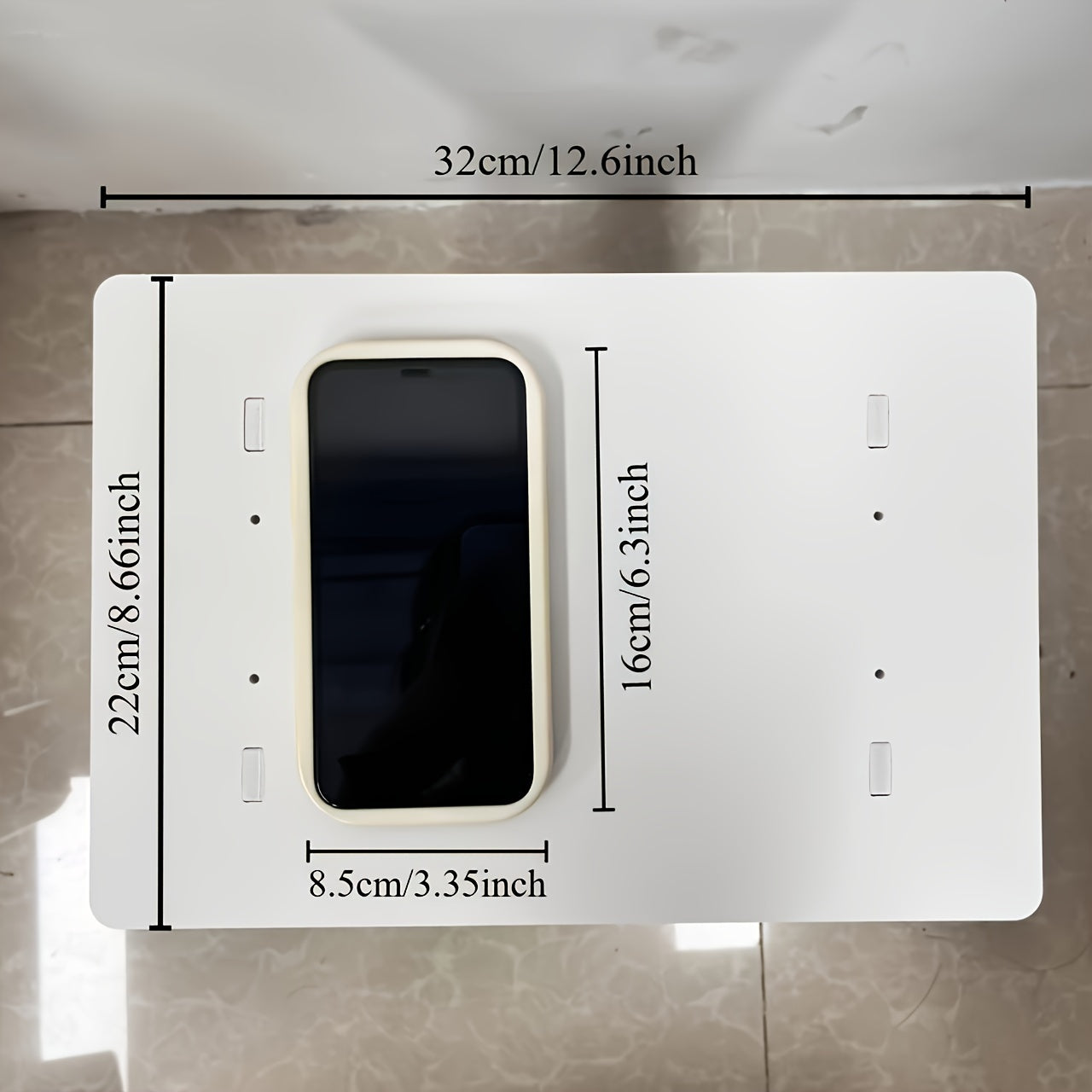 Nordic Style Coffee Table with Storage, Modern Side Table for Living Room Bedroom