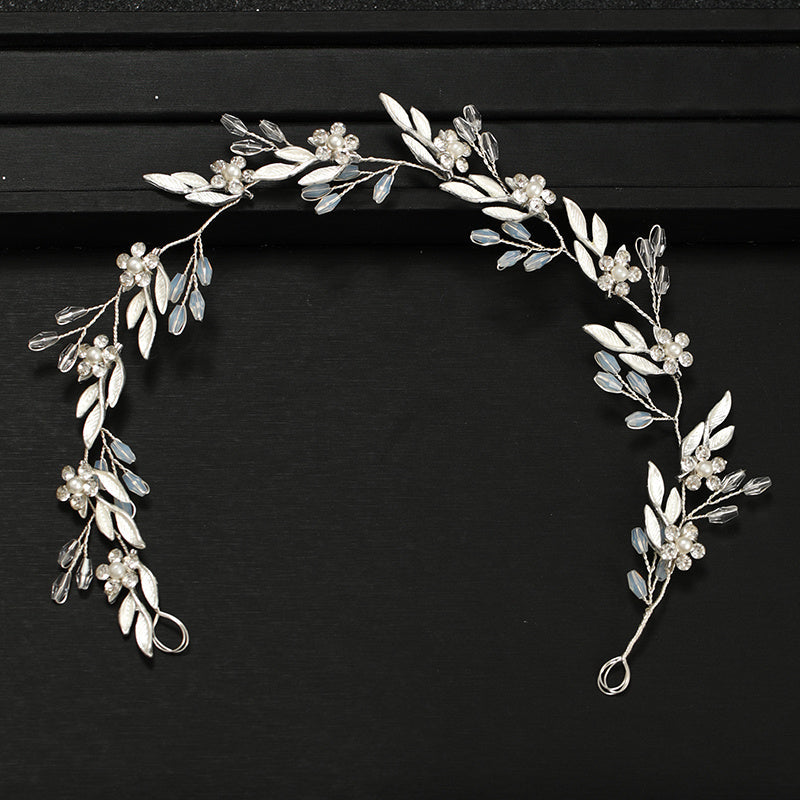 Golden Leaf Bridal Hairband for Wedding and Special Occasion