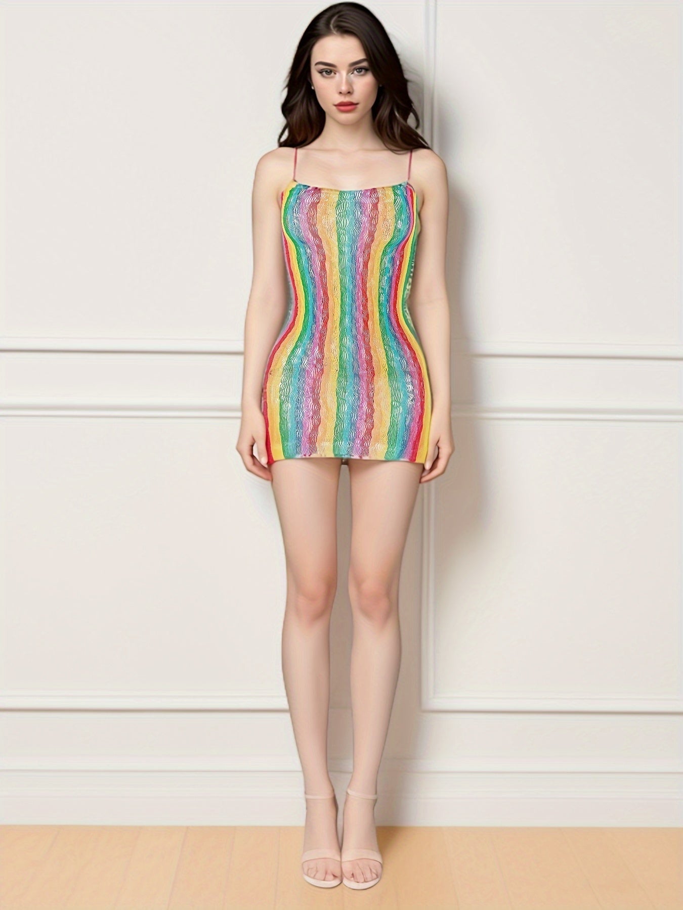 Women’s Mesh Sleeveless Lingerie Dress Sexy Nightwear Underwear