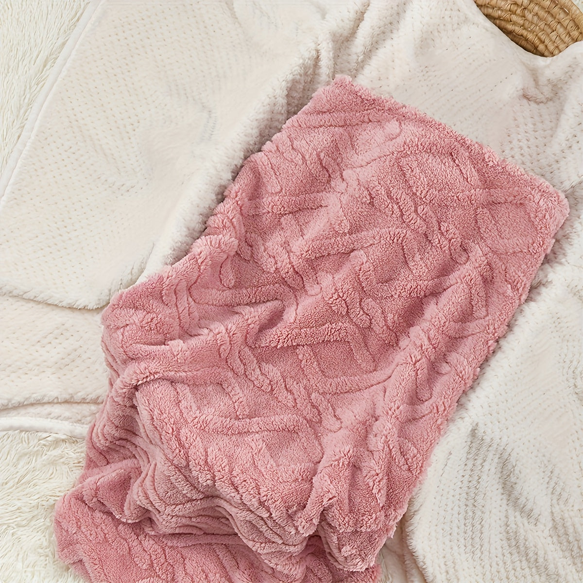 Manta de felpa para bebé y decoración del hogar 47x47 pulgadas