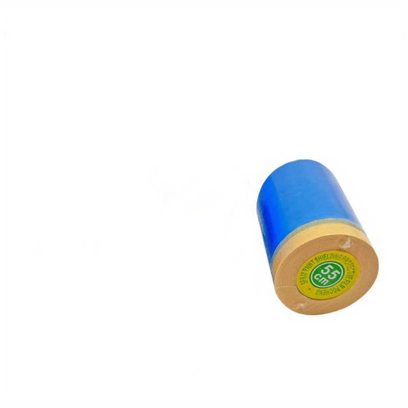 Blue Pre-Taped Masking Film for Auto Painting, Protective Sheeting